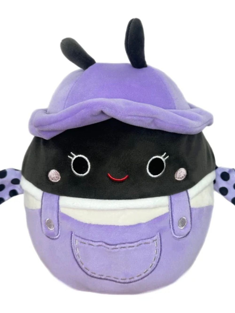 Squishmallows Spring Overalls Squad - Citlalli (Overalls) the Ladybug / 5” / NEW